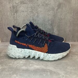 Nike Space Hippie 01 Sneakers DN0010-400 Mens sz 10 - blue/orange